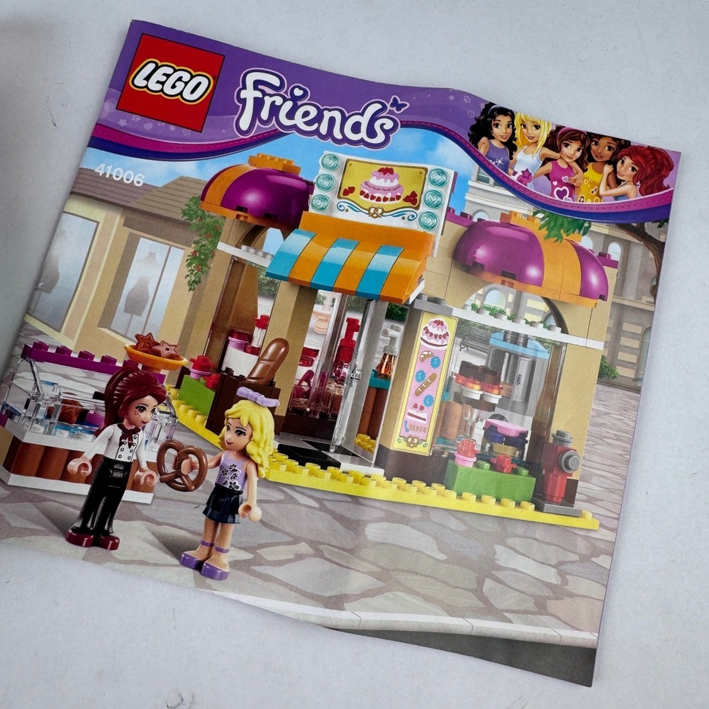 LEGO FRIENDS 41106 Downtown Bakery NO BOX 100% Complete